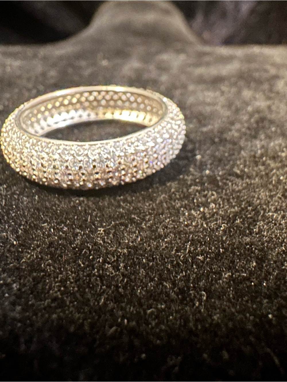 Pave Diamond Eternity Band